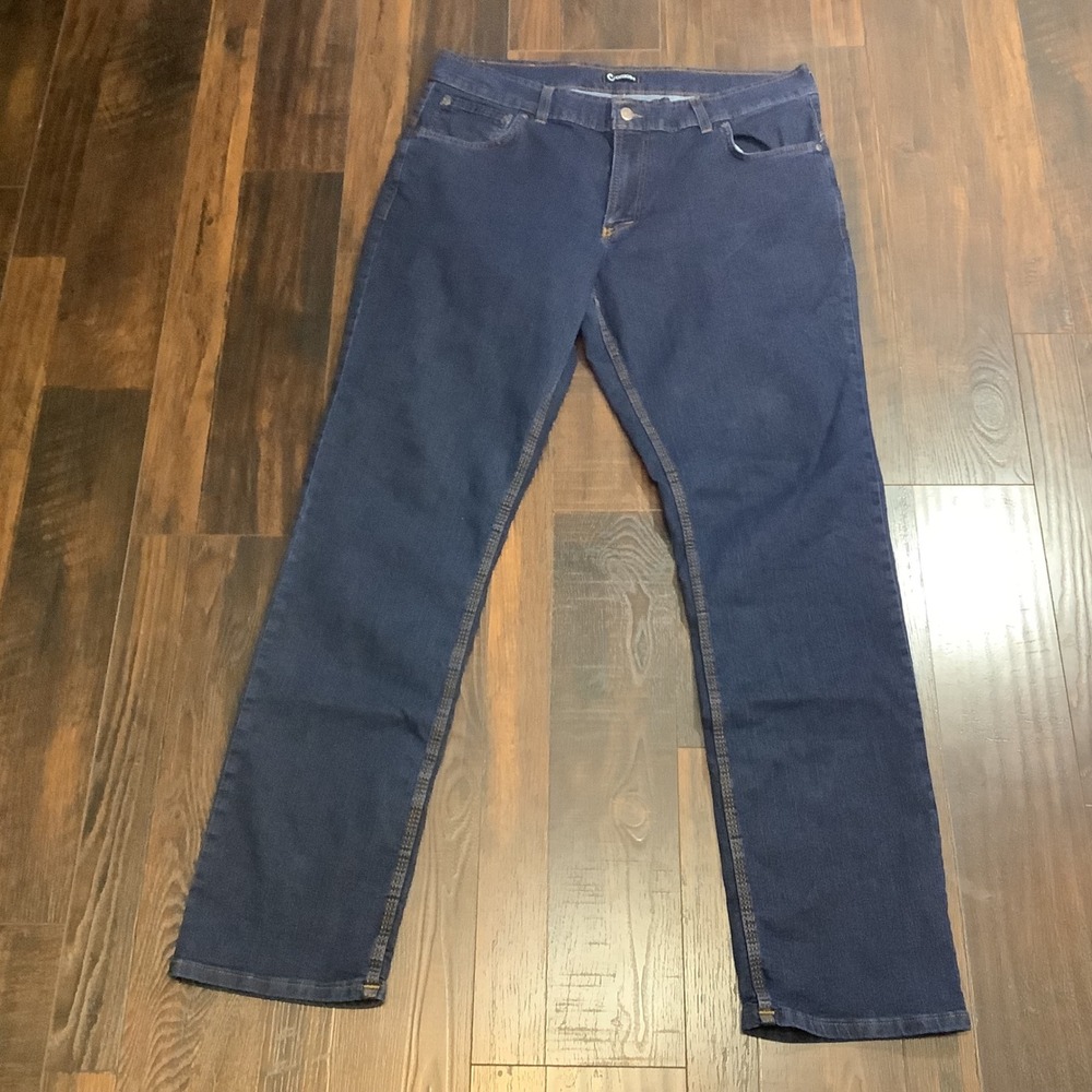 Origin Relaxed Fit Jeans Mens 36x34 Indigo Blue Made in USA RN 164960